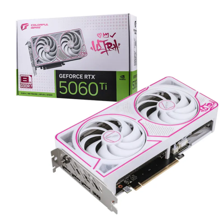 Видеокарта Colorful RTX5060Ti ULTRA W DUO OC 8GB-V 8GB GDDR7 128bit 3xDP HDMI 2FAN RTL