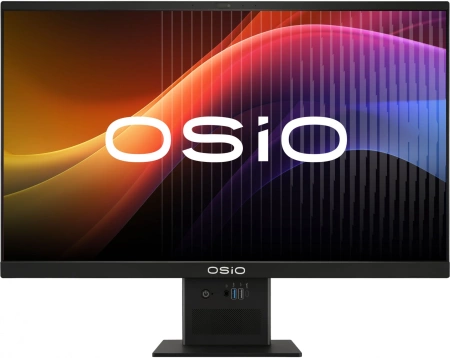 Моноблок Osio BaseLine B240i-004b 23.8" Full HD i3 1115G4 (3) 8Gb SSD512Gb UHDG Windows 11 Professional 64 GbitEth WiFi BT 84W Cam черный 1920x1080 (RUS)