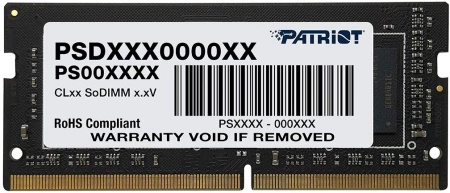 Память DDR4 8GB 2666MHz Patriot PSD48G26662S Signature Line RTL PC4-21300 CL19 DIMM 288-pin 1.2В single rank Ret