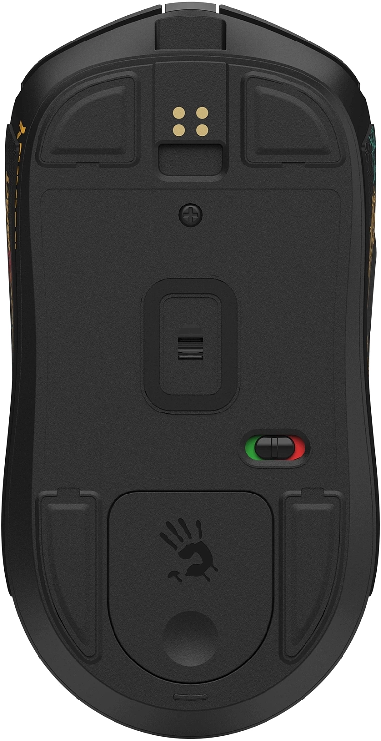 Мышь A4Tech Bloody R72 Ultra Duo черный/рисунок оптическая (20000dpi) беспроводная USB (7but) Мышь A4Tech Bloody R72 Ultra Duo черный/рисунок оптическая (20000dpi) беспроводная USB (7but)