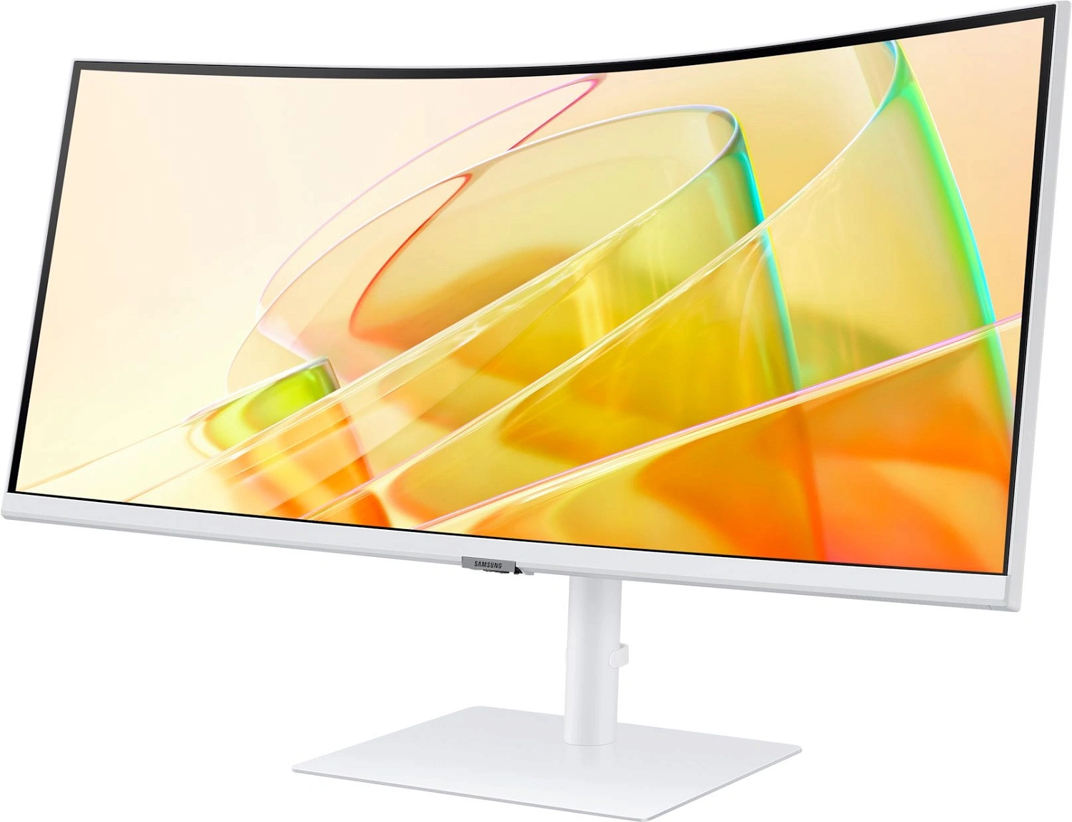 Монитор Samsung 34" ViewFinity S6 S34C650TAUXEN белый VA LED 5ms 21:9 HDMI M/M полуматовая 350cd 178гр/178гр 3440x1440 100Hz DP USB 8кг