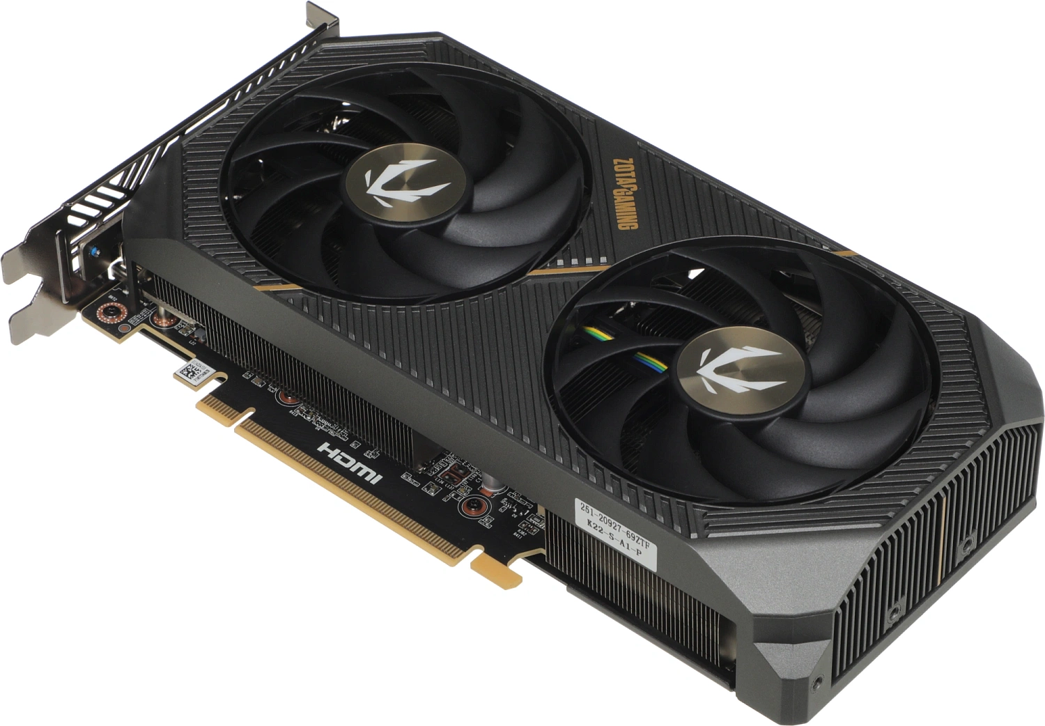 Видеокарта Zotac PCI-E 5.0 RTX 5060TI 16GB AMP NVIDIA GeForce RTX 5060TI 16Gb 128bit GDDR7 2572/28000 HDMIx1 DPx3 HDCP Ret