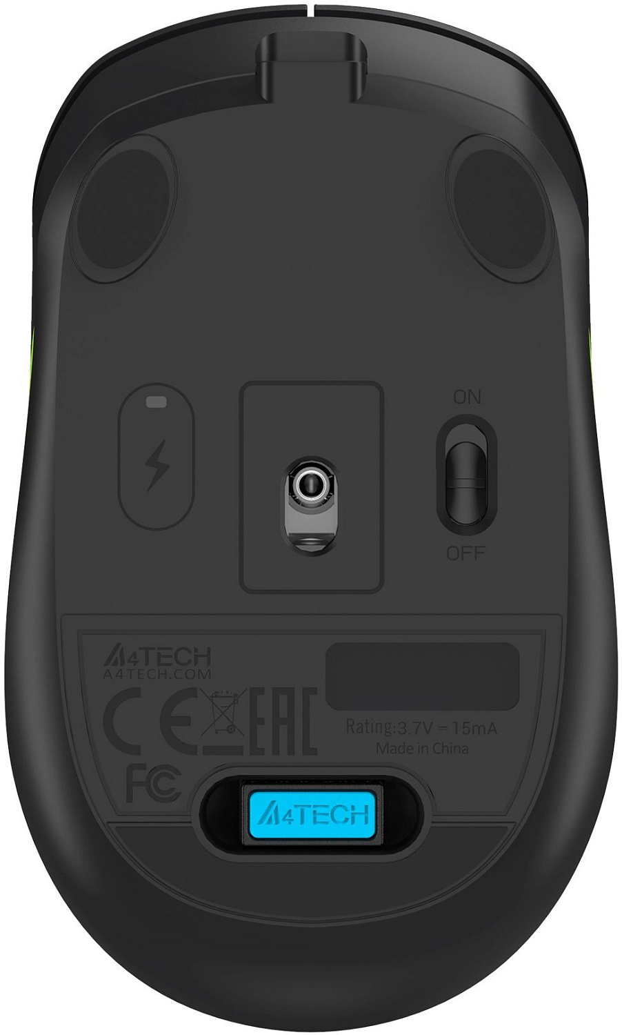 Мышь A4Tech Fstyler FG10CS Air черный/зеленый оптическая (2000dpi) silent беспроводная USB для ноутбука (4but) Мышь A4Tech Fstyler FG10CS Air черный/зеленый оптическая (2000dpi) silent беспроводная USB для ноутбука (4but)