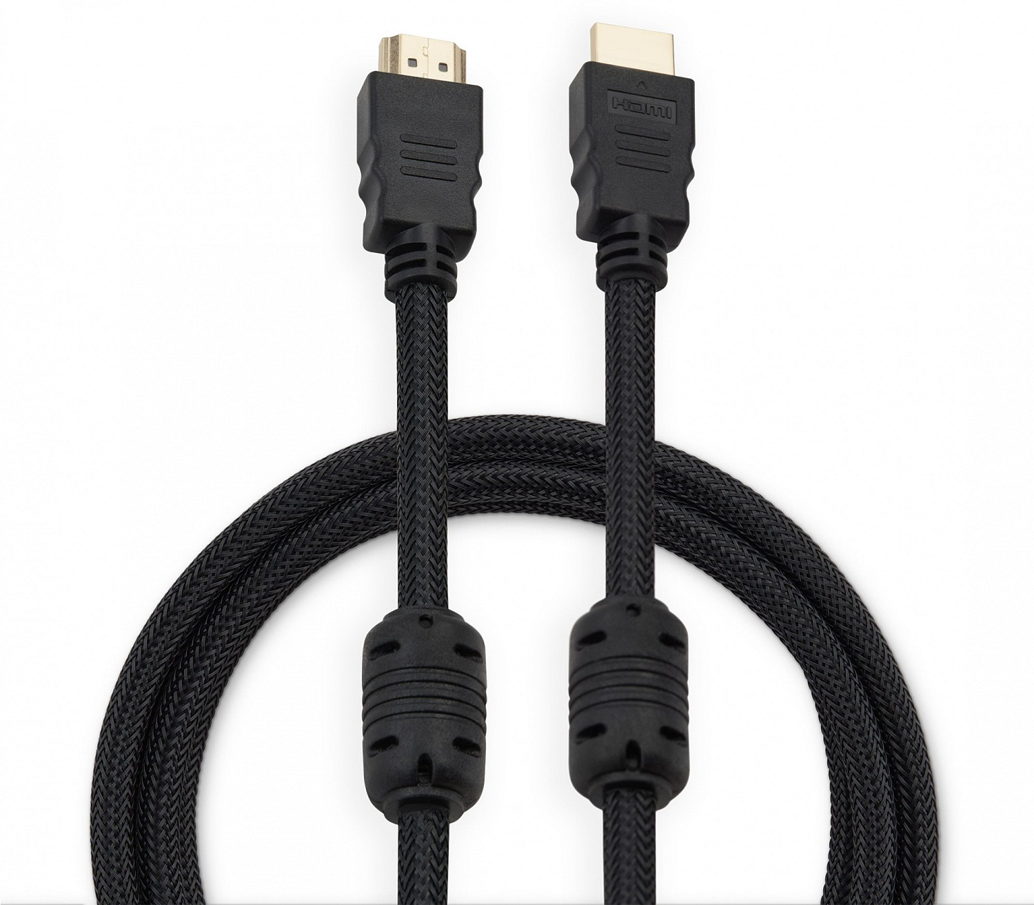 Кабель аудио-видео Buro HDMI (m)/HDMI (m) 5м. феррит.кольца позолоч.конт. черный (HDMI-V1.4-5MC)