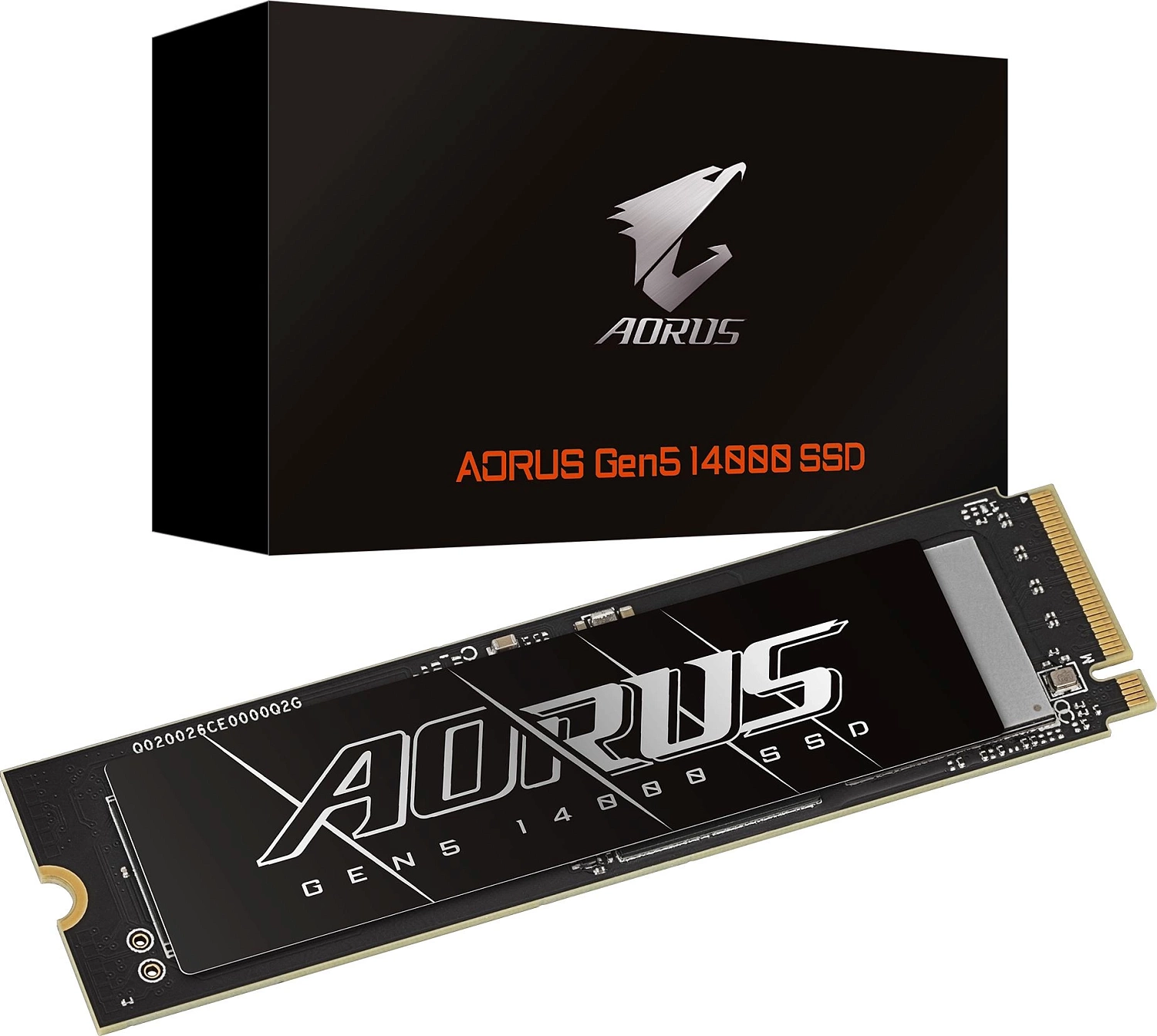 Твердотельный накопитель SSD Gigabyte 4TB M.2 2280 AORUS Gen5 14000 AG514K4TB PCI-Express 5.0x4, NVMe 2.0, 3D TLC NAND, Phison PS5026-E26