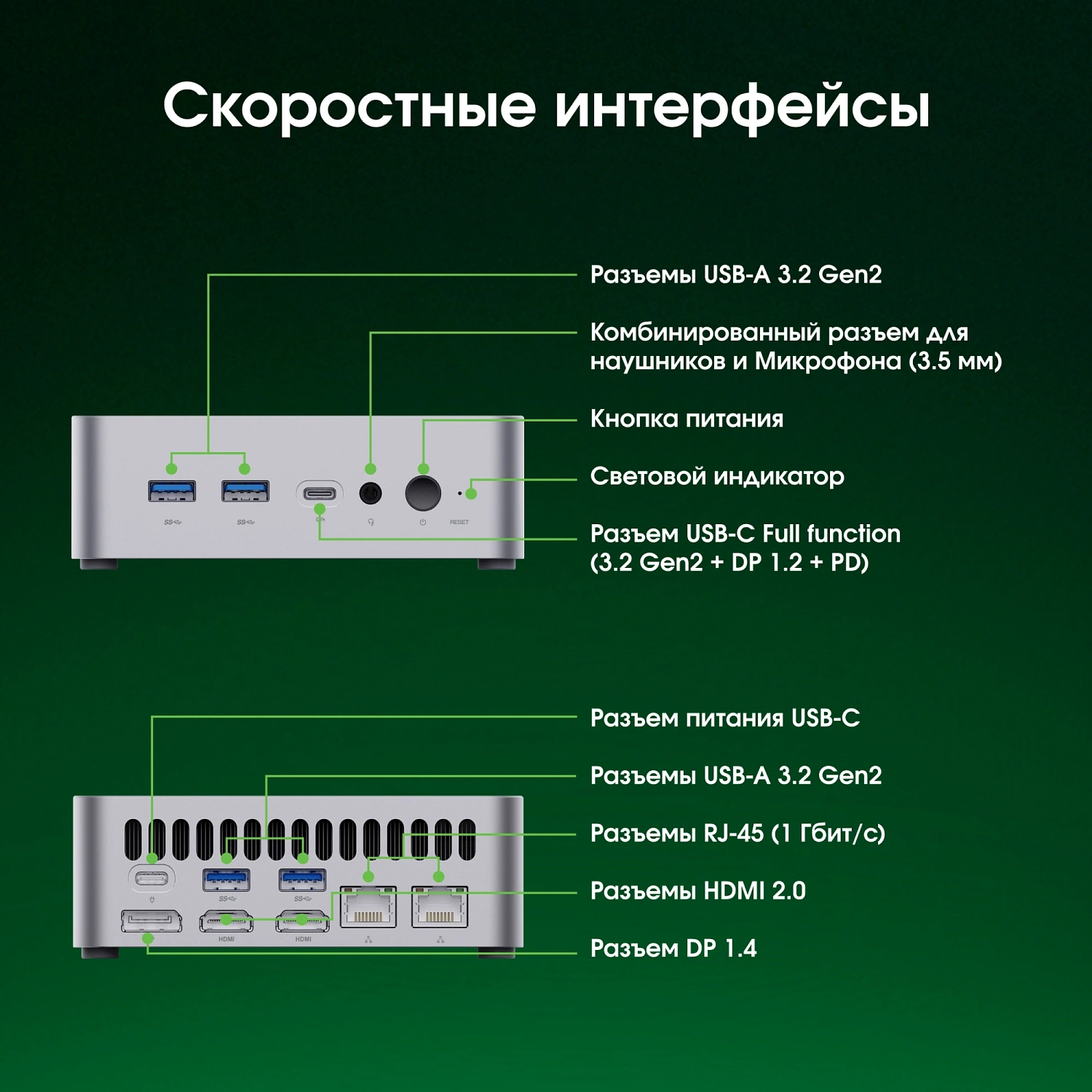 Неттоп Digma Pro Minimax X5 Ryzen 7 7840HS (3.8) 16Gb SSD512Gb 780M Windows 11 Pro GbitEth WiFi BT 100W серебристый (DPR7-ADXW01)