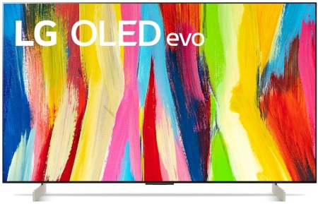 Телевизор OLED LG 42" OLED42C2RLB.ARU холодный беж 4K Ultra HD 120Hz DVB-T DVB-T2 DVB-C DVB-S DVB-S2 USB WiFi Smart TV (RUS)