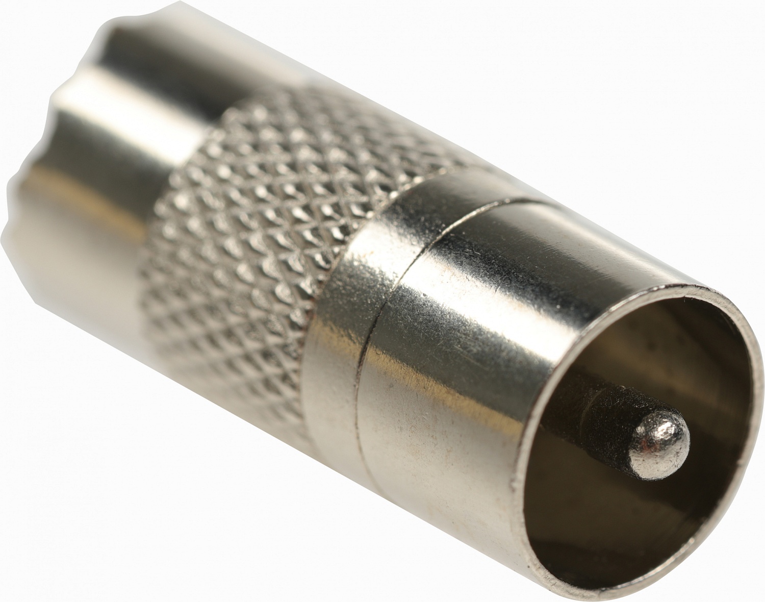 Адаптер антенный Hama H-205219 Coax (m)/Coax (m) черный (00205219)