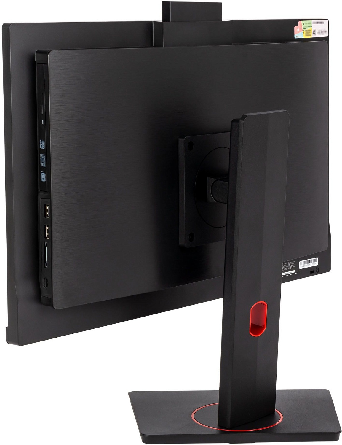 Моноблок Hiper V6 23.8" Full HD i5 11500 (2.7) 16Gb SSD512Gb UHDG 750 DVDRW CR Windows 10 Professional GbitEth WiFi BT 120W клавиатура мышь Cam черный 1920x1080