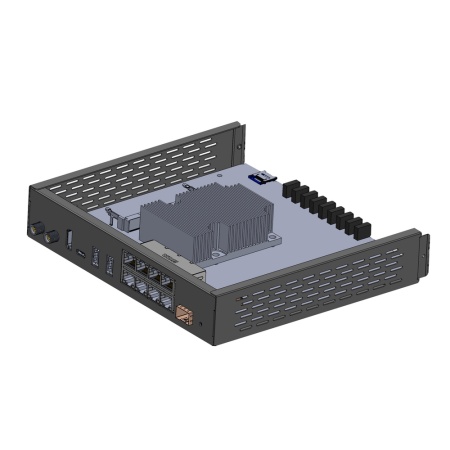 CAF-0102 Caswell Fanless Appliance, CPU: Intel Atom Series Processor (Elkhart Lake), DDR4, HDMI, 1GbE, eMMC