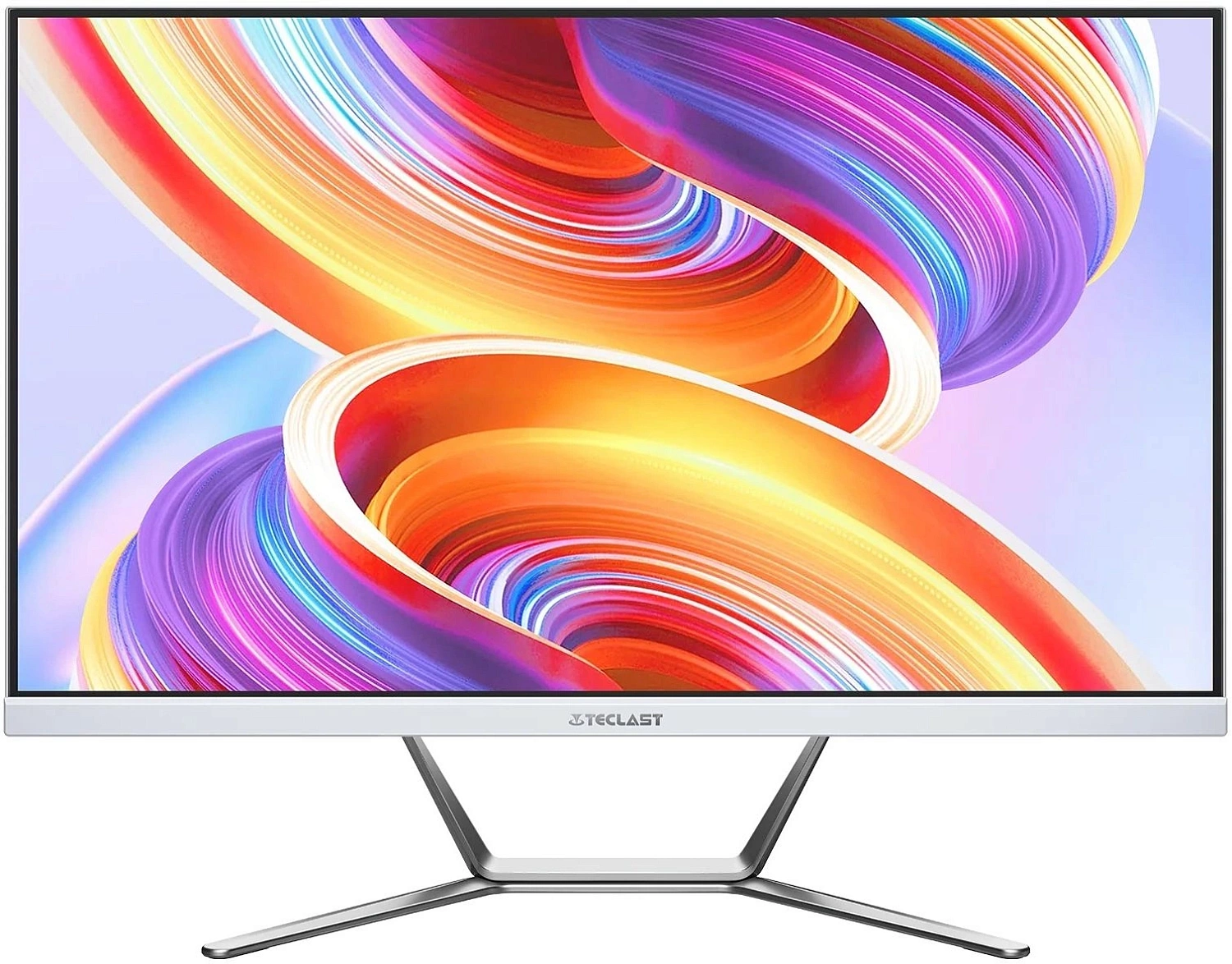 Моноблок Teclast K24 Air 23.8" Full HD i5 14400 (2.5) 16Gb SSD512Gb UHDG 730 Windows 11 Pro GbitEth WiFi BT 120W клавиатура мышь белый 1920x1080