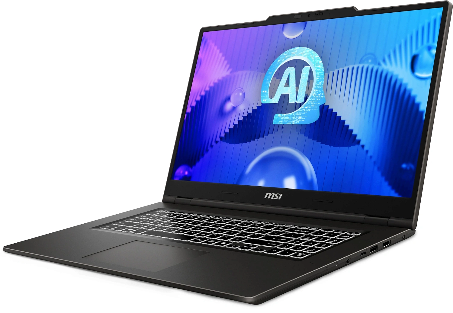 Ноутбук MSI Venture 17 AI A1MG-004XRU Intel Core Ultra 5 125H/16Gb/SSD512Gb/17.3"/IPS/FHD/144Hz/NoOS/Solid Gray (9S7-17U211-004)