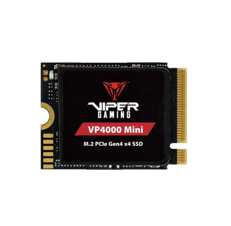 Твердотельный накопитель Patriot Viper VP4000 Mini 500GB M.2 2230 NVMe PCIe 4.0 x4 R4700/W1700 TBW 110TB 3D NAND TLC