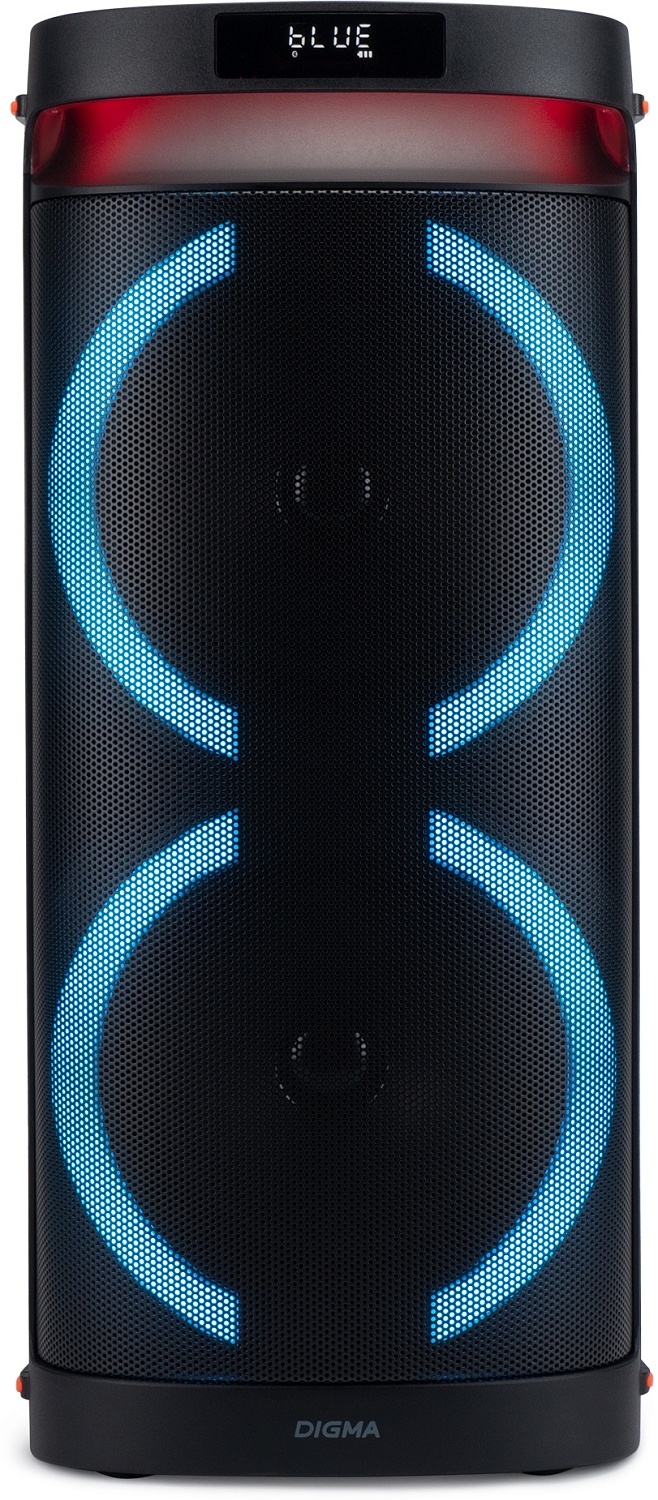 Минисистема Digma D-MC1750 черный 60Вт FM USB BT micro SD