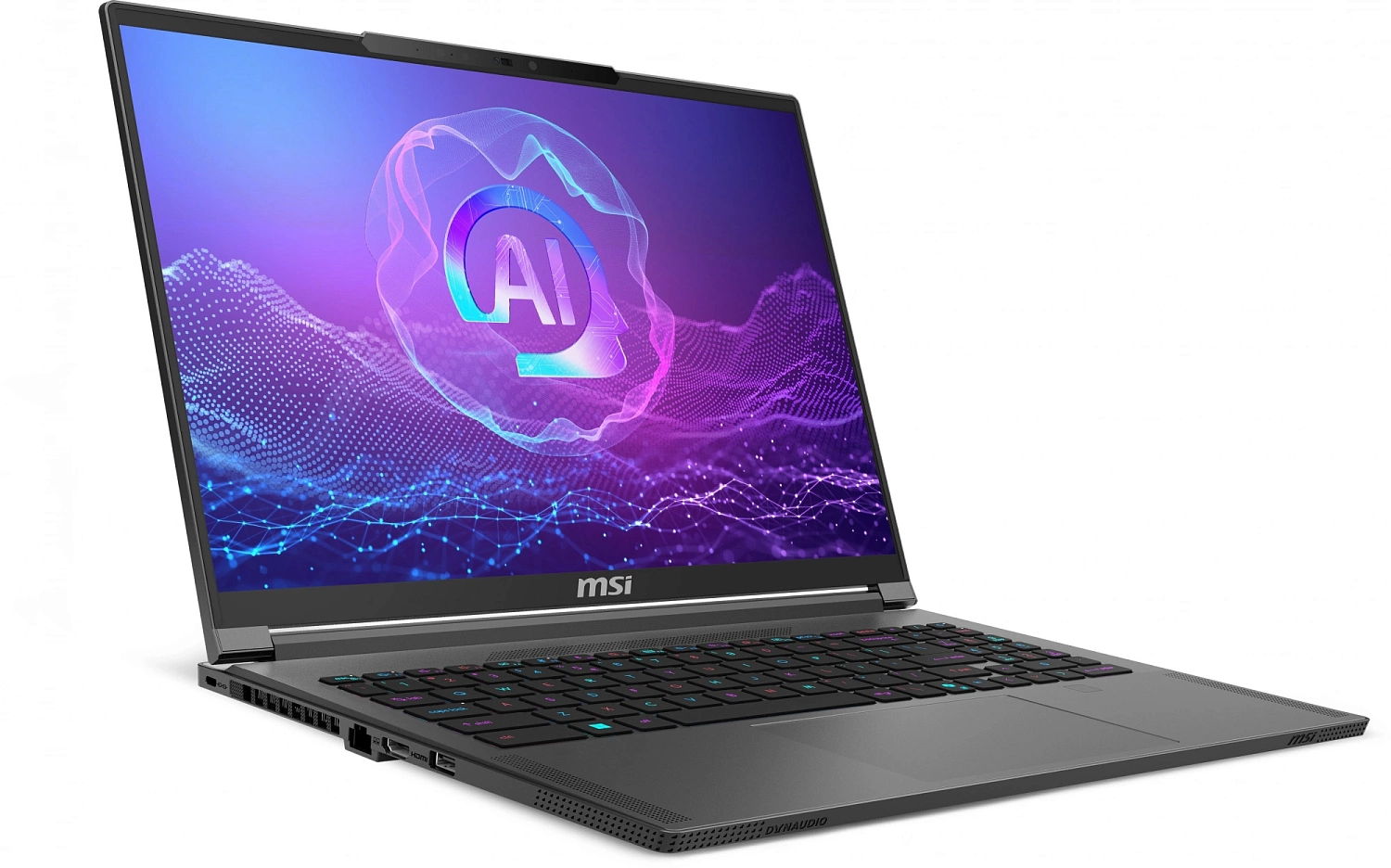 Ноутбук MSI Creator A16 AI+ A3HVGG-268RU Ryzen AI 9 365 32Gb SSD2Tb NVIDIA GeForce RTX4070 8Gb 16" IPS QHD+ (2560x1600) Windows 11 grey WiFi BT Cam (9S7-15FK14-268)