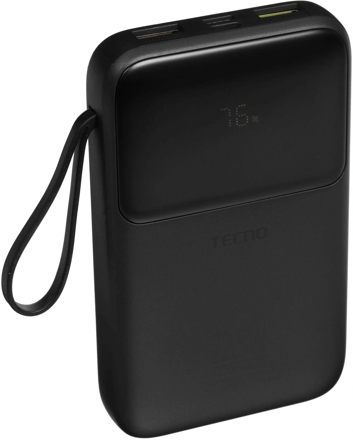 Мобильный аккумулятор Tecno Pocket S101Q 10000mAh QC3.0/PD3.0 22.5W 2.4A 2xUSB-A/USB-C черный Мобильный аккумулятор Tecno Pocket S101Q 10000mAh QC3.0/PD3.0 22.5W 2.4A 2xUSB-A/USB-C черный