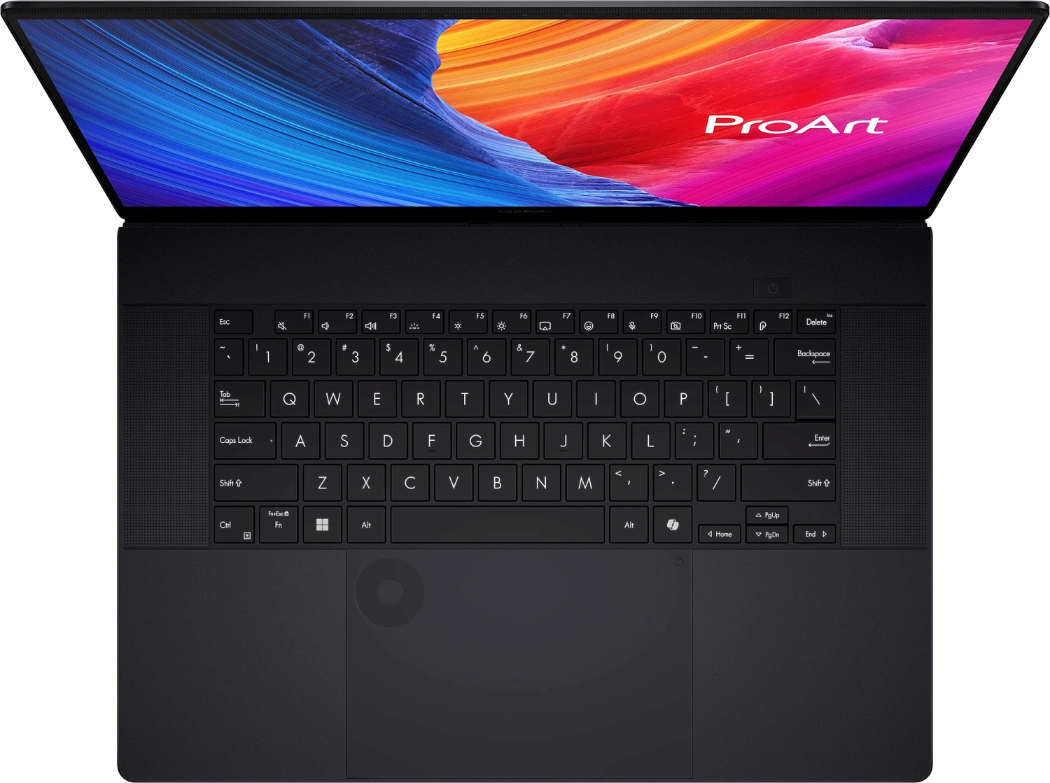 Ноутбук Asus ProArt P16 H7606WR-SE060X Ryzen AI 9 HX 370 32Gb SSD1Tb NVIDIA GeForce RTX5070Ti 12Gb 16" OLED Touch 4K (3840x2400) Windows 11 Pro black WiFi BT Cam (90NB17D1-M00330)