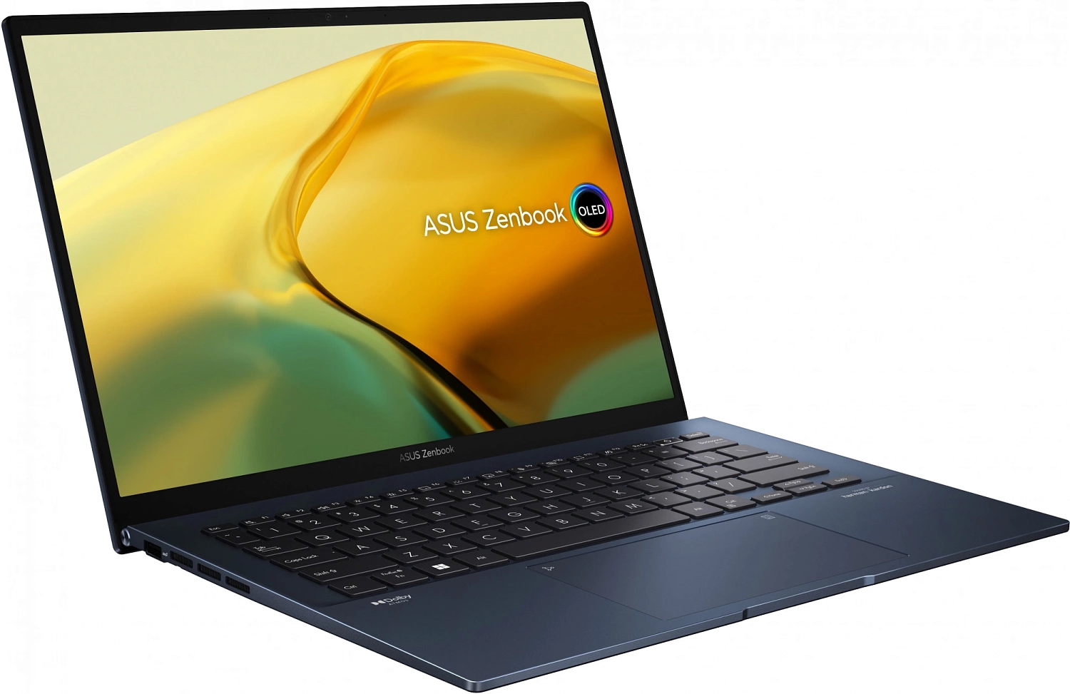 Ноутбук Asus Zenbook 14 OLED UX3402VA-KM749 Core i7 13700H 16Gb SSD1Tb Intel Iris Xe graphics 14" OLED 2.8K (2880x1800) noOS blue WiFi BT Cam Bag (90NB10G1-M015S0)