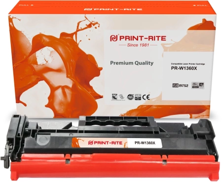 Картридж лазерный Print-Rite TFHBMZBPU1J PR-W1360X 136X/W1360X черный бар.в компл. (2600стр.) для HP M209dw/M211d/M211dw/MFP M233dw/M233sdn/M233sdw/M234dw/M234sdn/M234sdw/M236d/M236dw/M236sdn/M236sdw