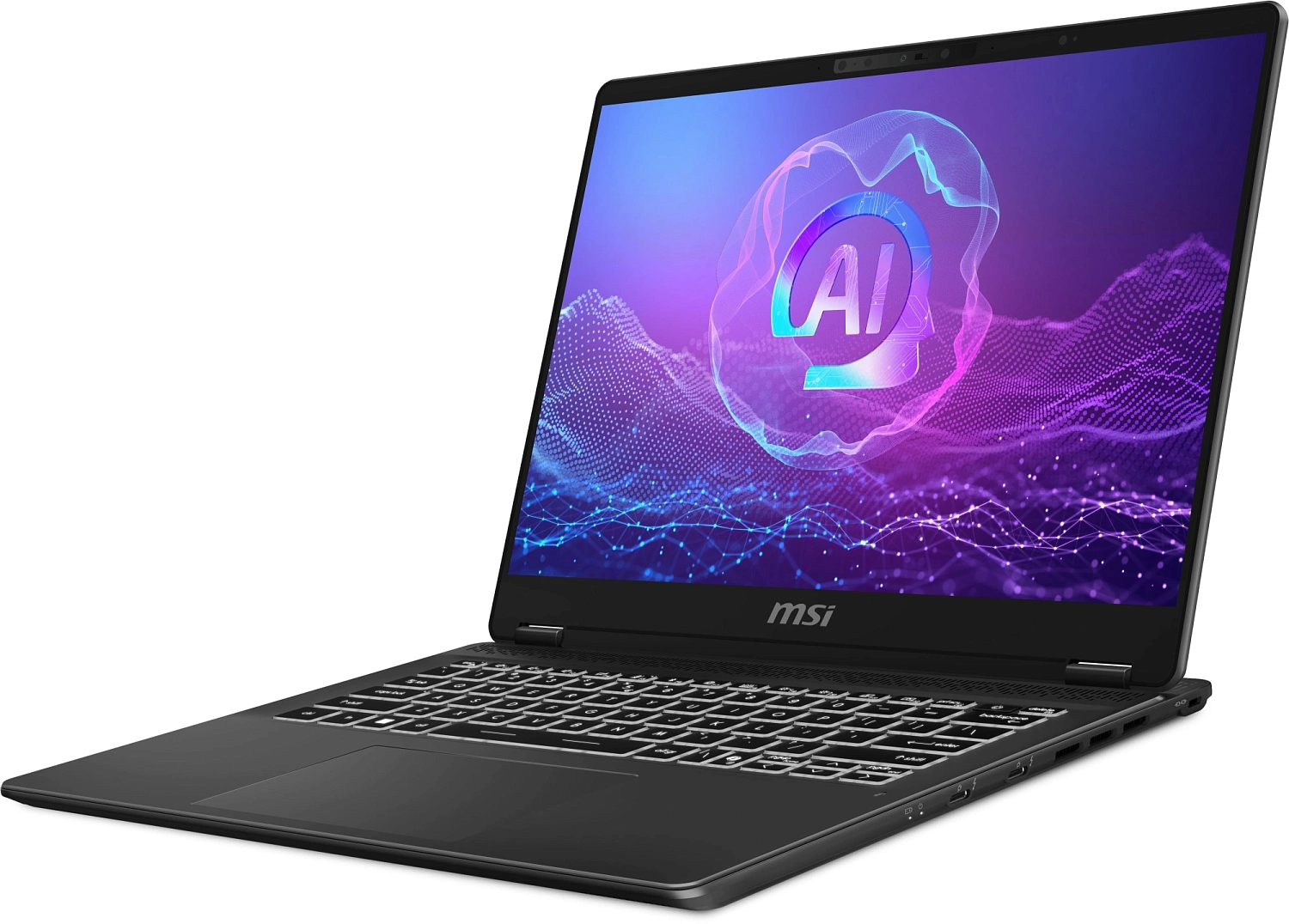 Ноутбук MSI Prestige 14 AI+ Evo C2VMG-052RU Core Ultra 5 226V 16Gb SSD1Tb Intel Arc 130V 14" IPS FHD+ (1920x1200) Windows 11 grey WiFi BT Cam (9S7-14N311-052)