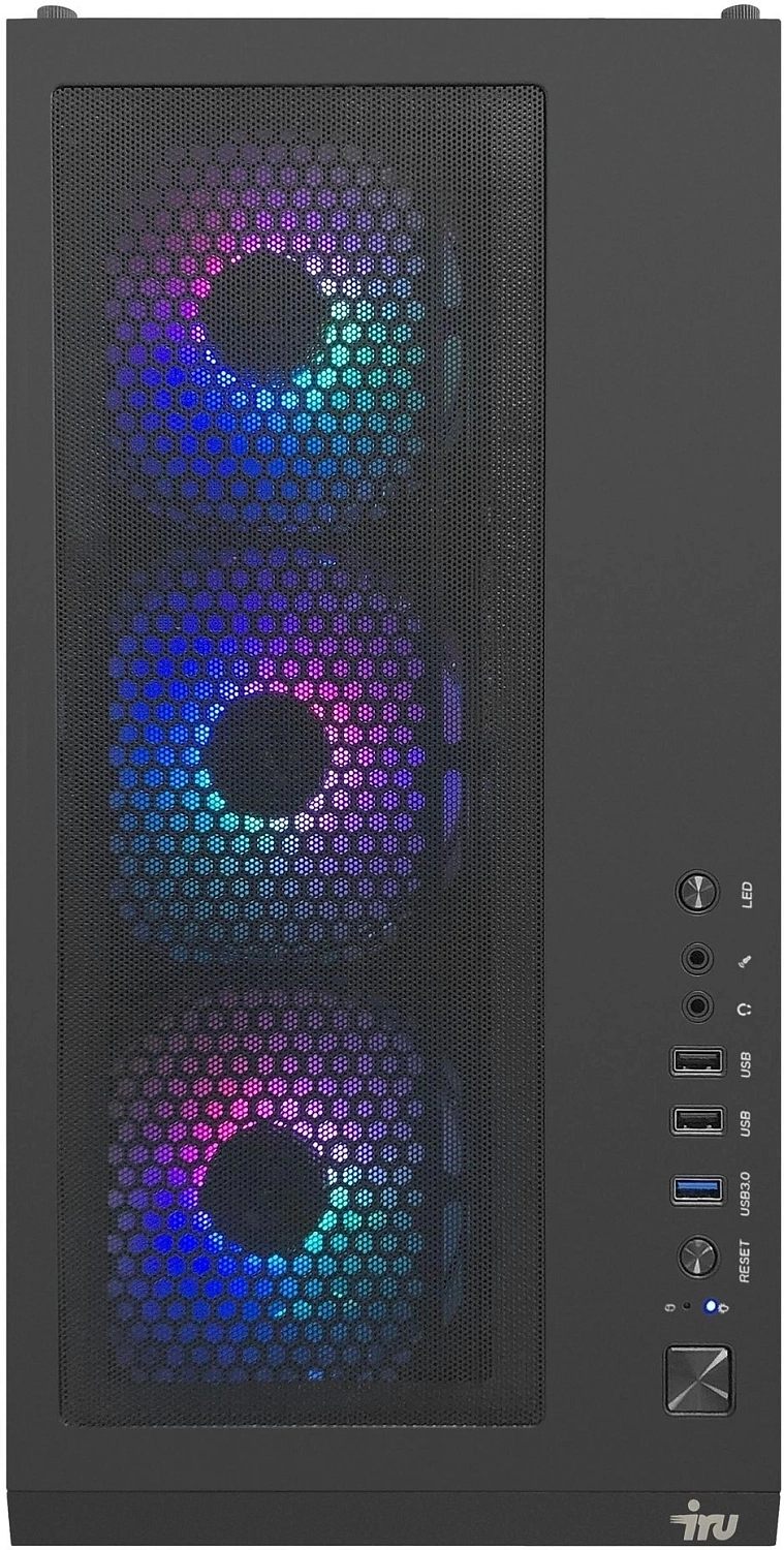 ПК IRU Tactio 510B7GP TWR i7 14700F (2.1) 64Gb SSD1Tb RTX5060TI 16Gb FreeDOS GbitEth 650W черный (RUS) (2146242)