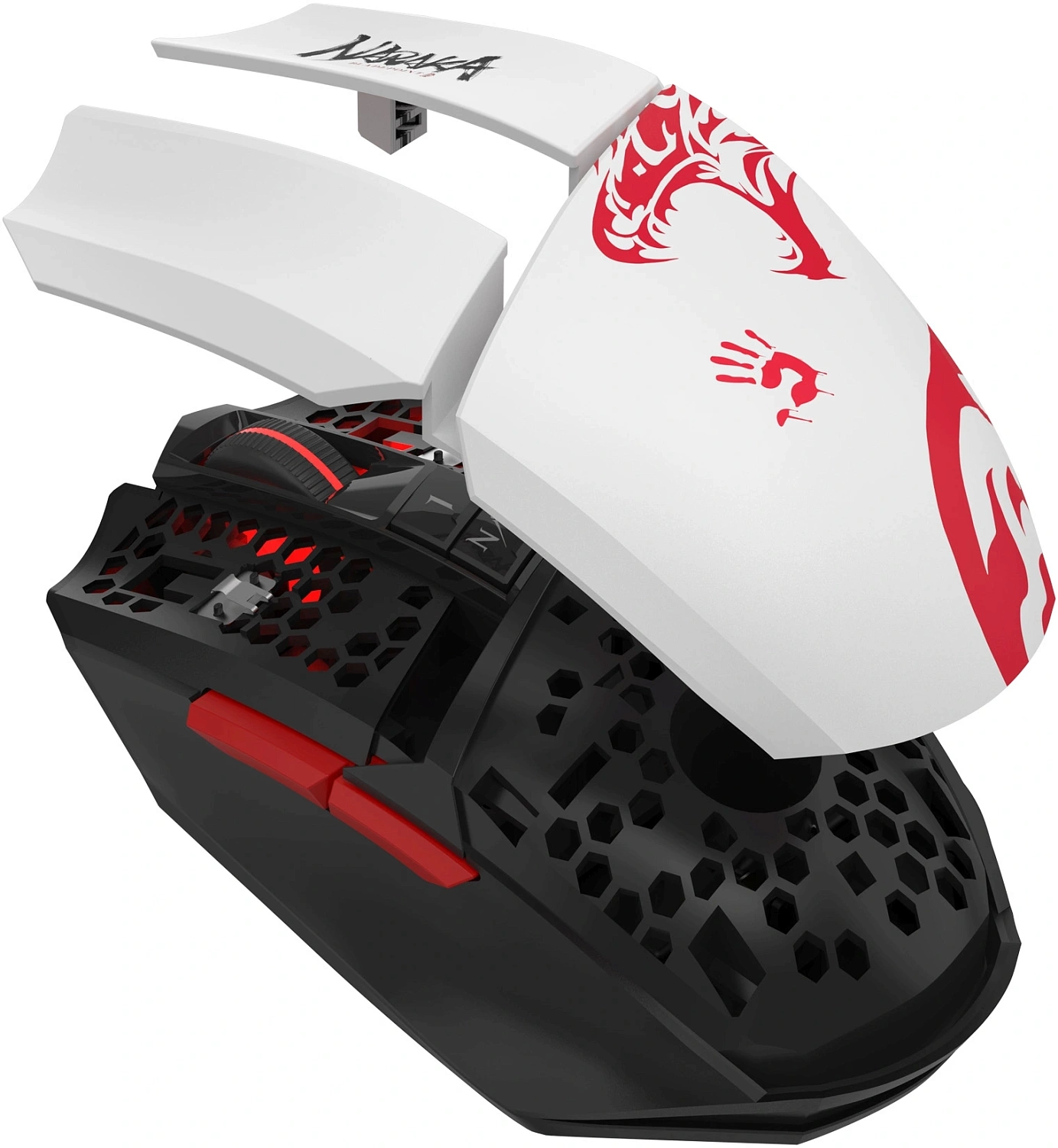Мышь A4Tech Bloody R36 Ultra черный/белый/красный оптическая 12000dpi беспров. USB 7but (R36 ULTRA NARAKA USB) Мышь A4Tech Bloody R36 Ultra черный/белый/красный оптическая 12000dpi беспров. USB 7but (R36 ULTRA NARAKA USB)