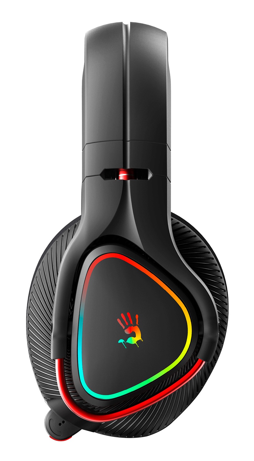 Наушники с микрофоном A4Tech Bloody MR710 черный 1.5м мониторные BT/Radio оголовье (MR710 BLACK)