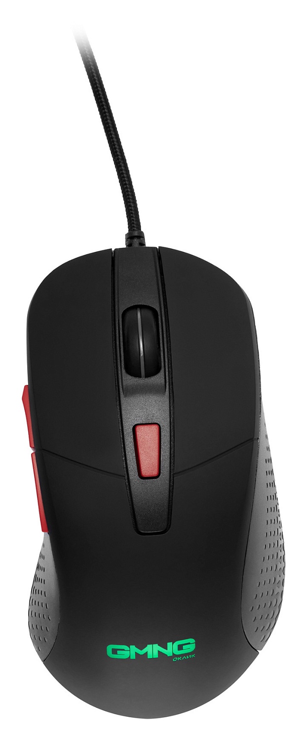 Мышь GMNG 720GM черный/красный оптическая (3200dpi) USB для ноутбука (6but) Мышь GMNG 720GM черный/красный оптическая (3200dpi) USB для ноутбука (6but)