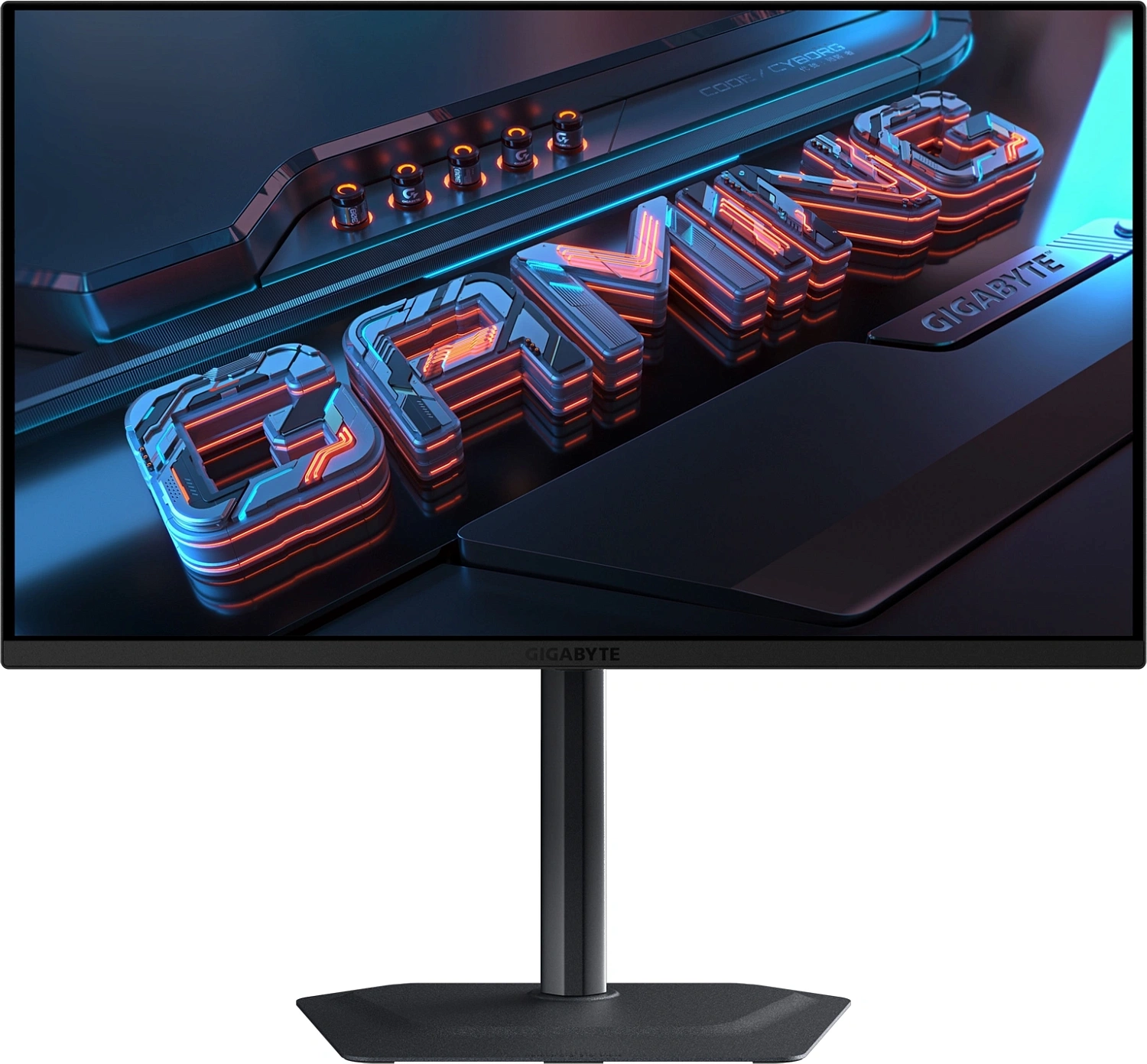 Монитор Gigabyte 27" MO27Q2 черный OLED LED 16:9 HDMI M/M матовая HAS Piv 250cd 178гр/178гр 2560x1440 240Hz DP 2K USB 6.8кг