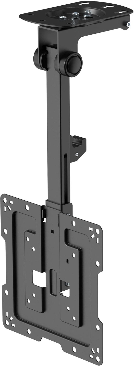 Кронштейн для телевизора Ultramounts UM967 черный 23"-55" макс.20кг потолочный поворот и наклон