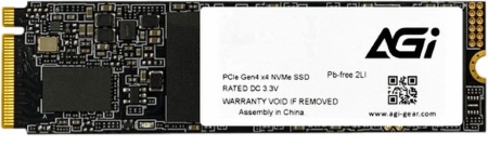 Накопитель SSD AGi PCIe 4.0 x4 1TB AGI1T0G44AI818 AI818 M.2 2280