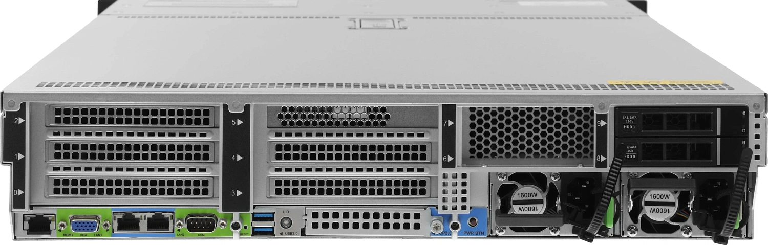 Сервер IRU Rock g2212ag3 2x7713 4x32Gb 2x480Gb SSD 9361-8I 10G 4P 2x1300W w/o OS (2196352)