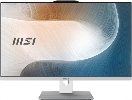 Моноблок MSI Modern AM272P 12M AiO 27" FHD(1920x1080)IPS AG Non-touch, Core i7-1260P(2.1GHz),16GB DDR4 (2x8GB),512GB SSD M.2,Intel UHD,WiFi,BT,camera,WirelessKB&mouse Eng/Rus, NoOS,1y war-ty,White