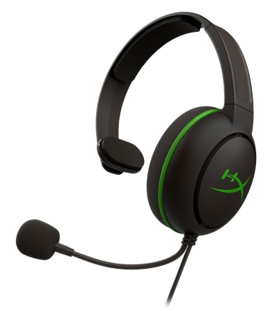 Проводная гарнитура HyperX Cloud Chat черный/зеленый для: Xbox Series/One (HX-HSCCHX-BK/WW)