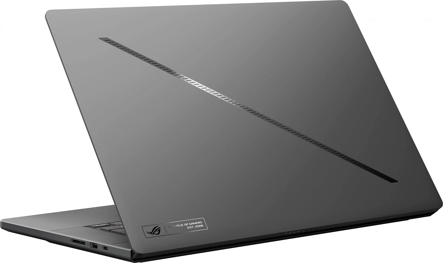 Ноутбук Asus ROG Zephyrus G16 GU605CR-QR180 Core Ultra 9 285H 32Gb SSD2Tb NVIDIA GeForce RTX5070Ti 12Gb 16" OLED 2.5K (2560x1600) без ОС grey WiFi BT Cam Bag (90NR0LZ5-M009D0)