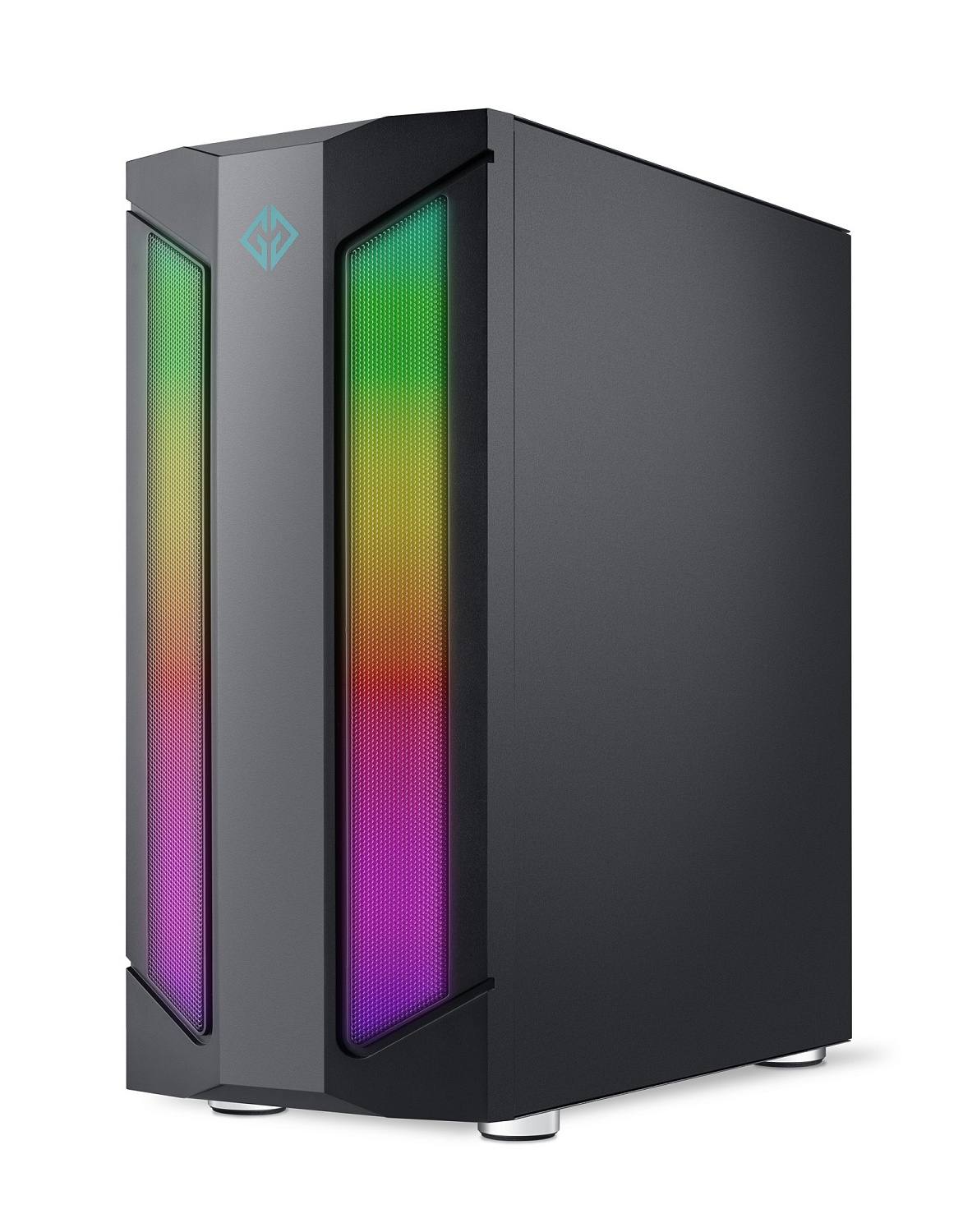 Корпус GMNG OGC-G130 черный без БП ATX 5x120mm 2xUSB2.0 1xUSB3.0 audio bott PSU