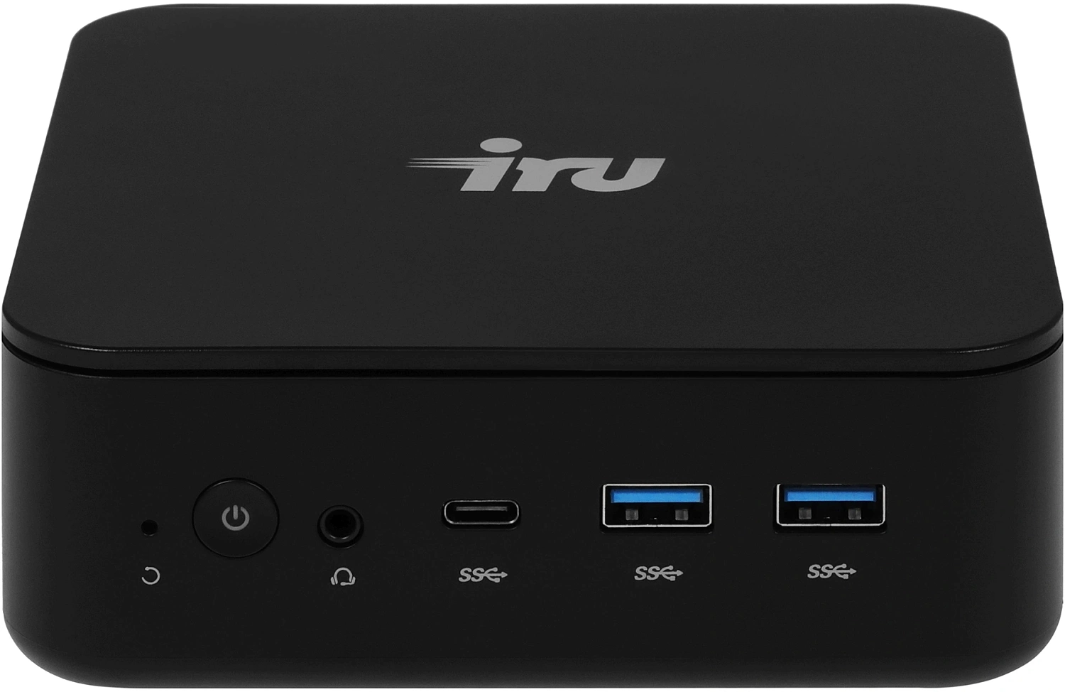 Неттоп IRU Planio 325 Ryzen 5 3500U (2.1) 16Gb SSD512Gb Vega 8 Windows 11 Pro GbitEth WiFi BT 65W черный (RUS) (2180269)