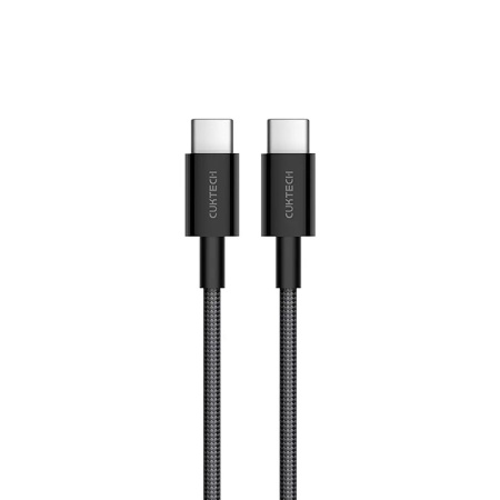 USB кабель CukTech Type-C to Type-C braided cable（1.5m）3A 60W black CTC315P