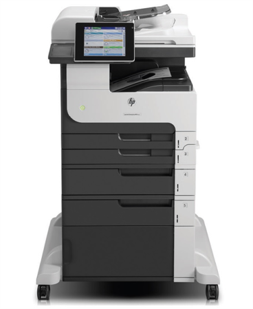 Лазерное многофункциональное устройство HP LaserJet Enterprise 700 MFP M725f (p/c/s/f, A3, 1200dpi, 40ppm, 1024Mb, 320Gb HDD, 5 trays 100+250+250+500+500, Cabinet, ADF100, Duplex, USB/LAN/FIH Доукомплектован кабелем царапины,потертости Б/У)