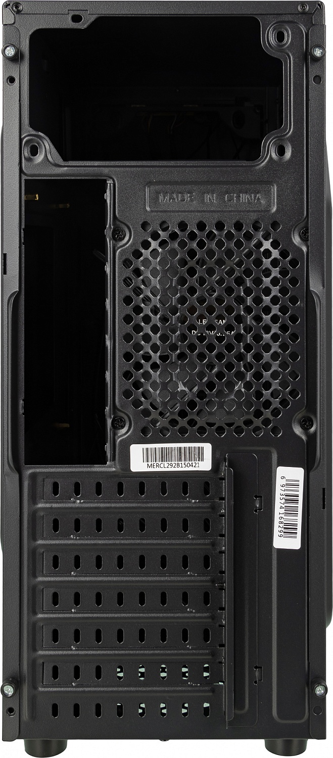 Корпус Accord ACC-CL292B черный без БП ATX 4x120mm 2xUSB2.0 1xUSB3.0 audio