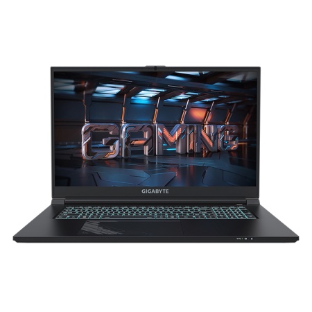 Ноутбук Gigabyte G7 MF Core i5 12500H 16Gb SSD512Gb NVIDIA GeForce RTX4050 6Gb 17.3" IPS FHD (1920x1080) Free DOS black WiFi BT Cam (MF-E2KZ213SD)