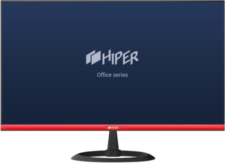 Монитор Hiper 24.5" EasyView FH2501 черный/красный TN LED 5ms 16:9 DVI HDMI M/M матовая 250cd 170гр/160гр 1920x1080 75Hz VGA FHD 3.6кг