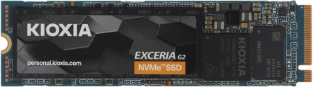 M.2 2280 500GB KIOXIA EXCERIA G2 Client SSD LRC20Z500GG8 LRC20Z500GG8 PCIe Gen3x4 with NVMe, 2100/1700, IOPS 400/400K, MTBF 1.5M, 3D TLC NAND, 200TBW, RTL
