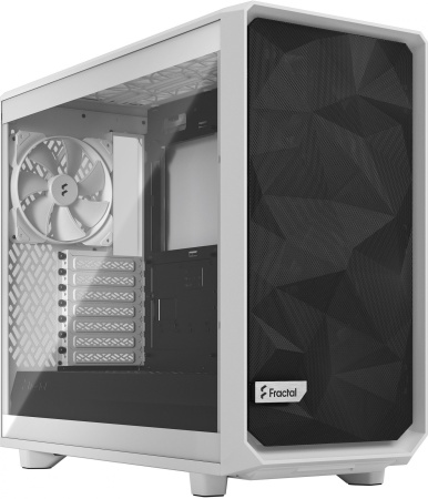 Корпус Fractal Design Meshify 2 LiteTG Clear Tint белый без БП ATX 5x120mm 4x140mm 2xUSB3.0 audio bott PSU