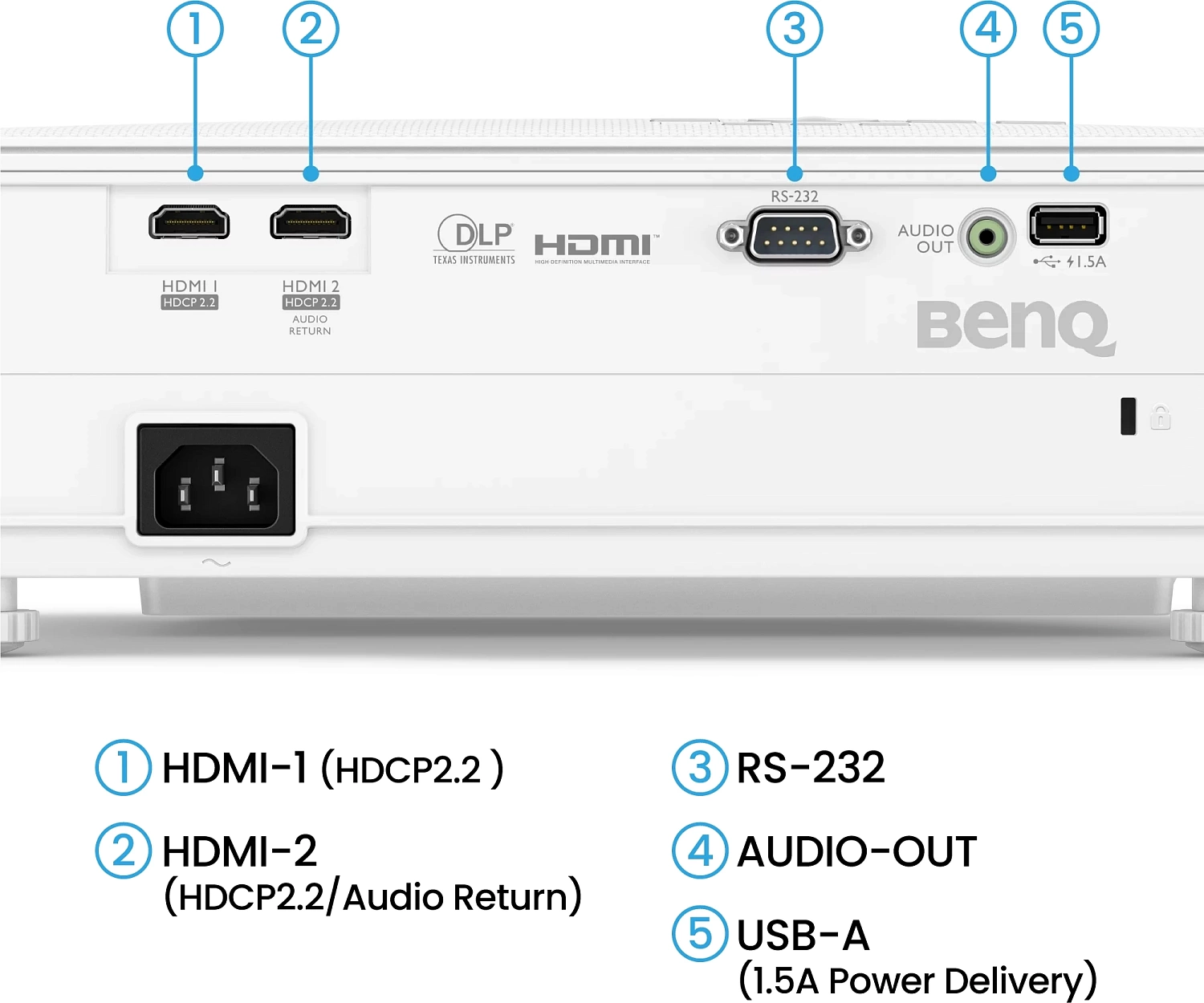 Проектор Benq TK700ST DLP 3000Lm LS (3840x2160) 10000:1 ресурс лампы:3000часов 1xUSB typeA 2xHDMI 3.1кг