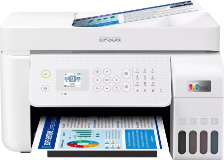 МФУ струйный Epson EcoTank L5296 (C11CJ65411) A4 WiFi белый