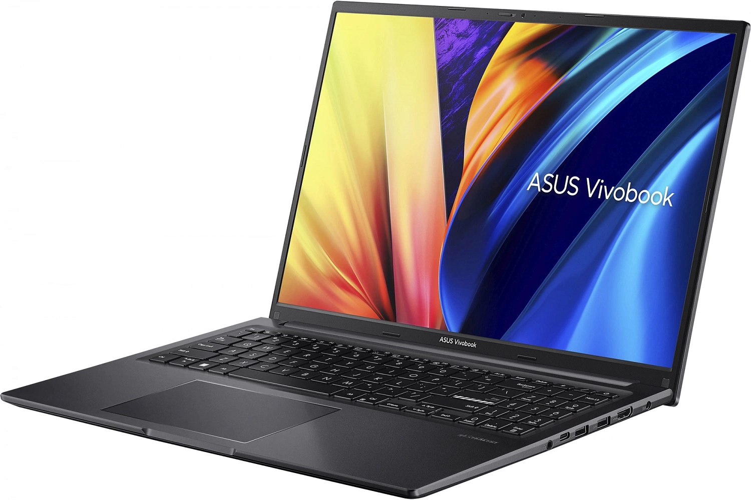 Ноутбук Asus VivoBook 16 X1605ZA-MB121W Core i3 1215U 8Gb SSD512Gb Intel UHD Graphics 16" IPS WUXGA (1920x1200) Windows 11 Home black WiFi BT Cam (90NB0ZA3-M00K70)