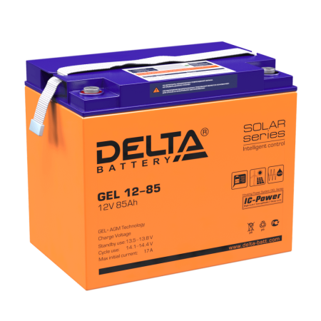 Аккумуляторная батарея DELTA BATTERY GEL 12-85