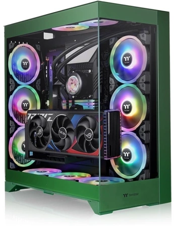 Корпус Thermaltake CTE E660MX Racing зеленый без БП E-ATX 11x120mm 4x140mm 2xUSB3.0 audio bott PSU