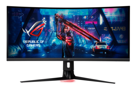 Монитор ASUS 34" ROG Strix XG349C IPS LED curved, ProGaming, 3440x1440, 1ms, 400cd/m2, 100Mln:1, 178°/178°, HDMI, DP, USB Type-C, 180Hz, HDR 400, MM, G-SYNC, HAS, VESA, Black, 90LM06V0-B01A70 3 years